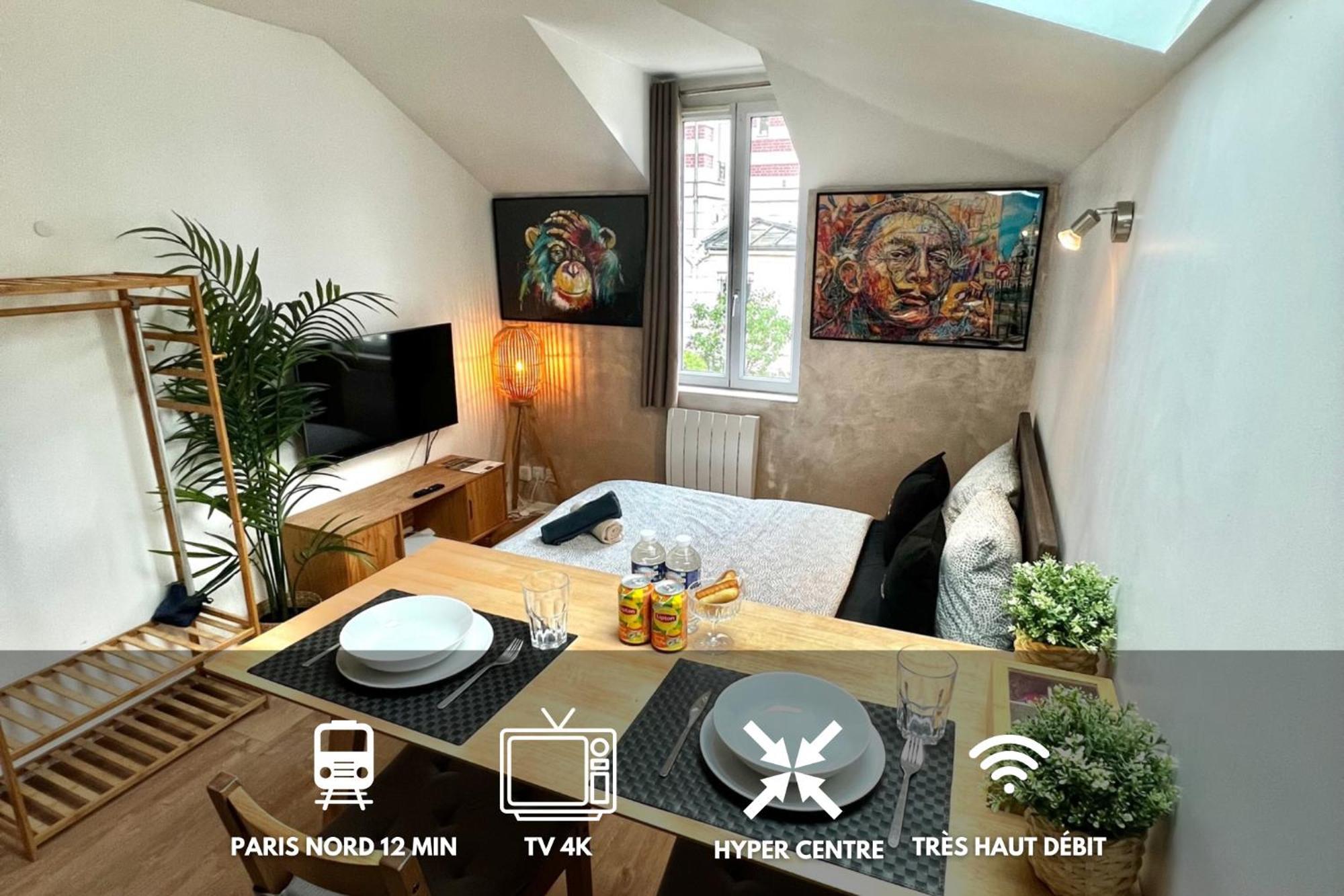 Studio Cozy Hypercentre 12 min de Paris Enghien-les-Bains Exterior foto